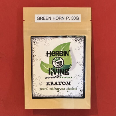 Kratom Green Powder Horn